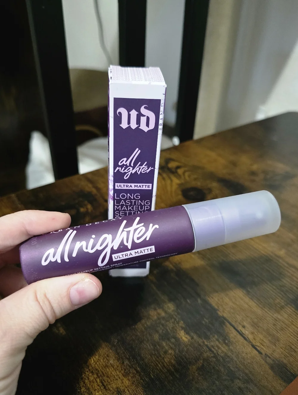 Urban Decay All Nighter Ultra Matte Setting Spray – Purple
